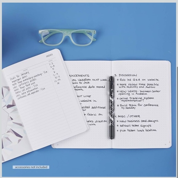 Brand New Petite Dot-Grid Journal by Erin Condren Planning Notes Drawings Folio - Picture 3 of 5